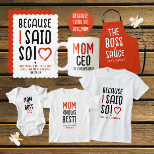 Grappig als moeder als dochter zwart wit typo romper