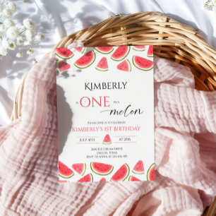 Watermeloen Verjaardag, Een in een meloen Verjaard Servet