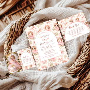 Sprookjesachtige 1e verjaardag Tuin Servet