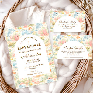 Grillige Zomer Dieren Baby Borrel Servet