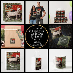 Steenbok de geit sterrenbeeld Verjaardagsfeest Cadeaupapier