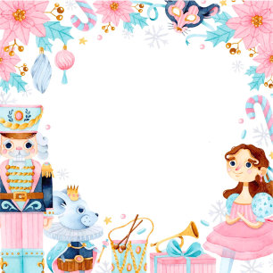 Vintage kerstrecker Baby shower Kaart