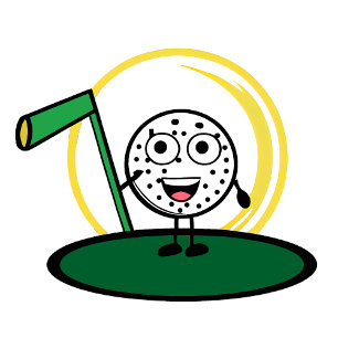 Golfers Par-T-shirt Tijd Kaart