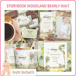 Sprookjesbos Avontuur Baby Shower Gastenboek