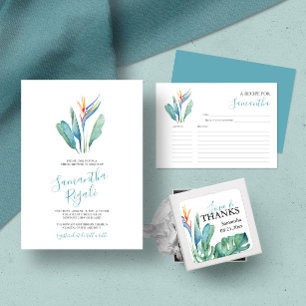 Printable Recept Kaarten Waterverf Bloemen