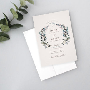 tuinkam   eierschaal   Huwelijksuitnodiging Kaart