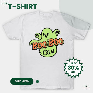 Spooky 'No Booze Just Boos' T-shirt