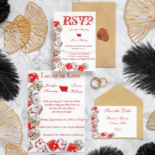 Casino Wedding-dek van speelkaarten Sparen de Datu