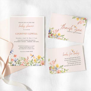 Bloemen en libellen, Vrijgezellenfeest Vierkante Sticker