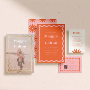 Daisy Wedding Uitnodiging