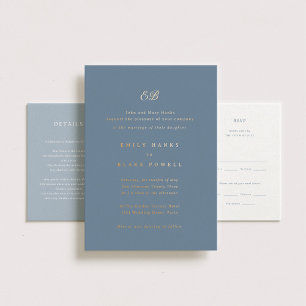 Marseille Wedding RSVP-kaart RSVP Kaartje