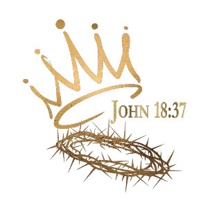 KING JESUS Elegant Rood Vlak Christelijk Kerstmis Kaart