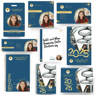 Goud & Blauw, Foto toevoegen aan Custom Shape Corp Visitekaartje