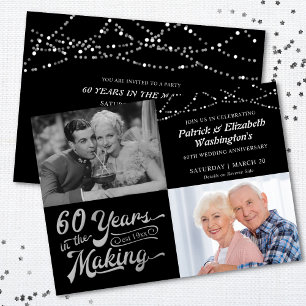 60e Jubileum 60 JAAR IN DE MAKINGSLICHTEN Kaart