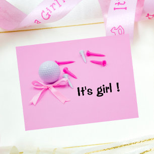 Golf het is meisje voor Golfer Baby shower Golfer Servet