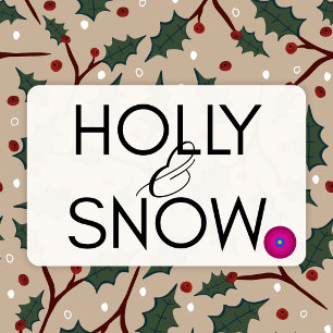 Kerst- en Sneeuw Kooktheedoek Theedoek