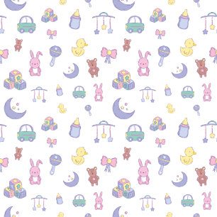 Genderneutrale pasta-Baby shower Kaart