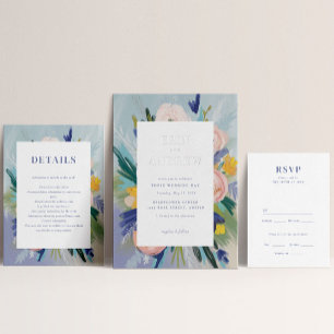 Waar de liefde weduwschap met RSVP-kaart groeit All In One Uitnodiging