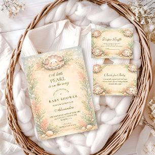 Zachte Kust Parel Verhaaltjes Baby Shower Servet