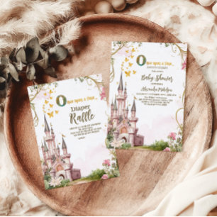 Pink Gold Little Princess Royal Castle Baby shower Servet