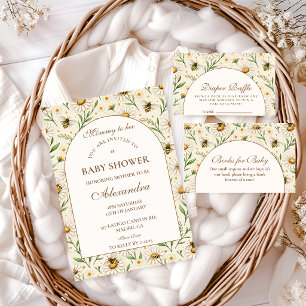 Neutrale Bij Baby Shower Servet