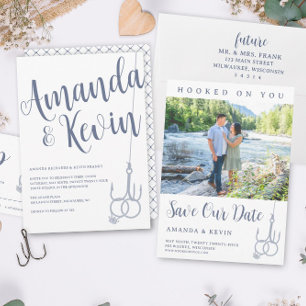 Vissen Haak Trouwring Verslaafd aan je buik band Uitnodigingen Wikkel