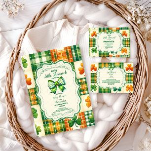 Bow Lucky Little Shamrock Baby shower Servet