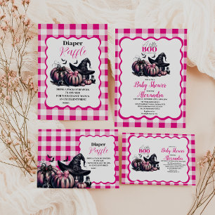 Roze Halloween Baby shower Servet