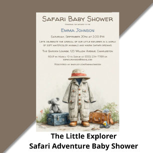 The Little Explorer   Safari Avontuur Baby Shower Bedankdoosjes