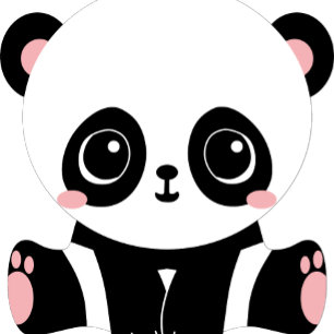 Schattige Baby panda roze baby shower uitnodiginge Kaart