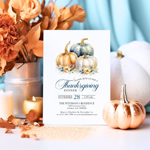 Dankbare Grateful Blauw Sinaasappel Gouden Pompoen Koffiemok