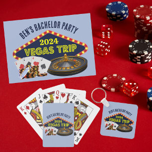  vrijgezellenfeest Las Vegas Trip Casino Pokerkaarten