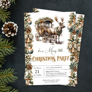  groene en gouden kerst rendieren slee servet