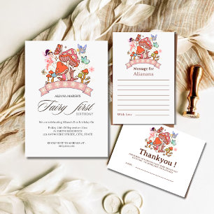 Time Capsule Fairy Betoverde Minimale 1e Verjaarda Poster