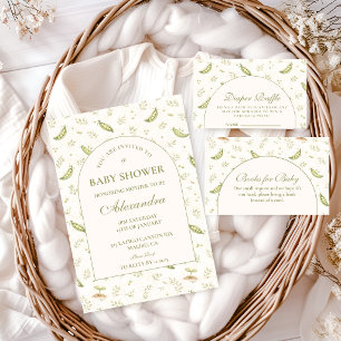 Kleine Spruit Cottagecore Baby Shower Servet