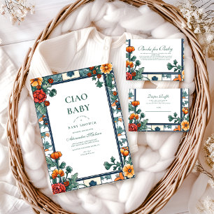 Ciao Baby Italië Geïnspireerd Baby shower Servet