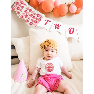 Rainbow Caterpillar Leuke Eerste Verjaardag Kaart