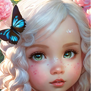 Fluttering Artistry: Waterverf Vlinder Koffiemok