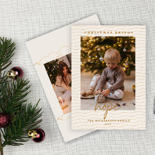 Bokeh Gouden Lichtjes Kerstvakantie Inpakpapier Vel