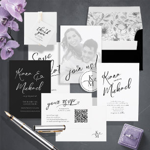 Love Calligraphy Initialen Swash Heart Black ID940 Ronde Sticker