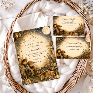 Botanische Jongen Western Boho Baby Shower Servet