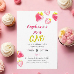 De flat dank u 1e verjaardag Kaart