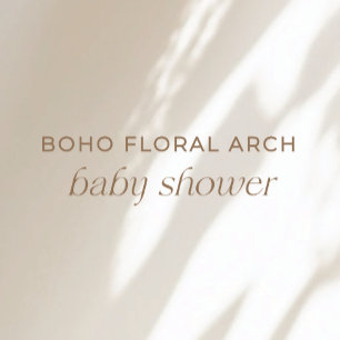 Boho Baby Sprinkle Girl Shower Kaart