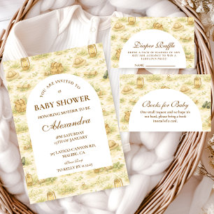 Cute Jungle Safari Baby Shower Kaart