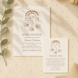 Boho pastel lieve teddybeer speelgoed. Schattige b Servet