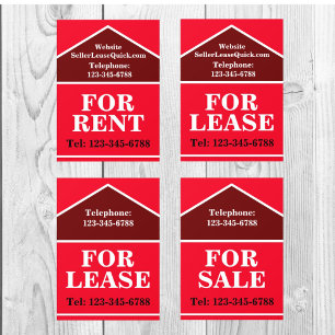 GROTE VETTE RUIMTE TE HUUR BORD Windowstickers Raamsticker