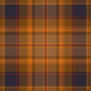 Elegant Brown   Orange   Blauw geplateerd geruit Cadeaupapier