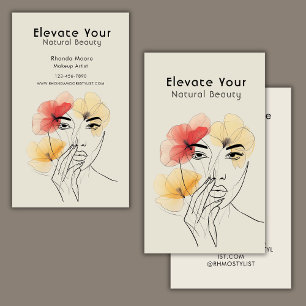Grand Opening Minimal Flowers Beauty Brochure