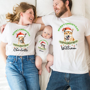 Kerstmis Australische Dieren Koala Matching Heren- T-shirt