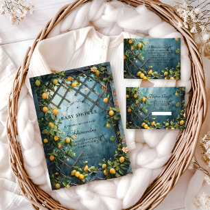 Zomer Lemon Bloom Luier Raffle Informatiekaartje